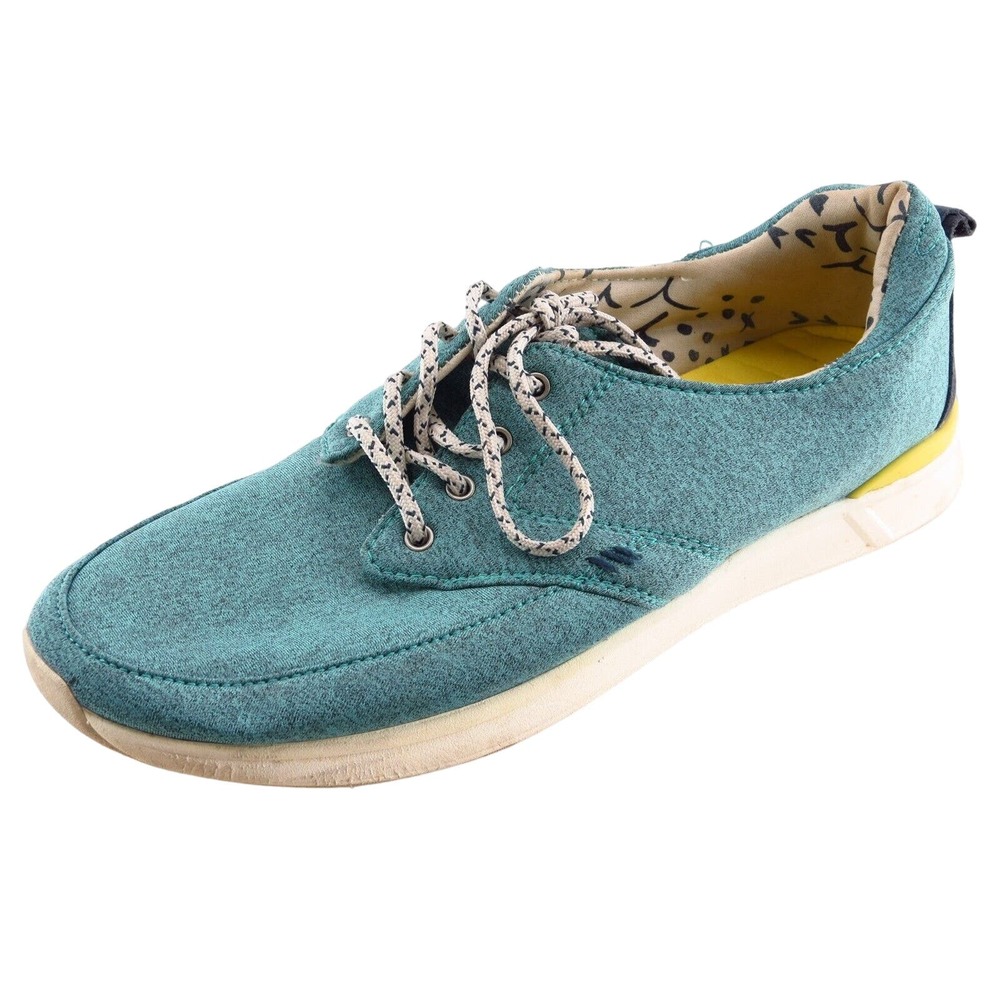 Reef Fashion Sneakers Blue Fabric Women 9 Medium